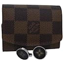 LOUIS VUITTON Estuche para Puños Damier Ebene M30964 LV Auth 80714 - Louis Vuitton