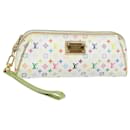 LOUIS VUITTON Monogram Multicolor Kate Pouch White Bron M55212 LV Auth 82391SA - Louis Vuitton