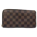 LOUIS VUITTON Zippy Geldbörse Lang Damier Ebene N41661 Auth LV bs16183 - Louis Vuitton