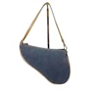 Sac Mini Saddle en Denim/Beige Christian Dior