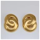 Balenciaga Gold Toned Twin Earrings