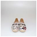 Ballerines Espadrilles Granville Mutabilis Rose Blanche Christian Dior