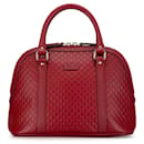 Rote Gucci Medium Microguccissima Damentasche