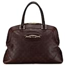 Bolsa de mão Brown Gucci Guccissima Punch