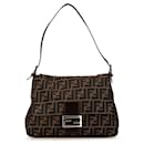 Fendi Braun Zucca Canvas Mamma Forever