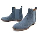 NINE HERMES SHOES NEWBURY BOOTS 37 H162127Z SUEDE SHOES BOOTS - Hermès