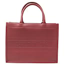 NINE CHRISTIAN DIOR BOOK TOTE MEDIUM LEATHER HANDBAG PURSE - Christian Dior