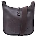 HERMES EVELYNE III 29 TOGO LEATHER BROWN SHOULDER BAG - Hermès