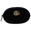 Belt bag Gucci GG Marmont Matelassé in velluto nero