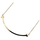 Collier Tiffany T Smile Small en or rose - Tiffany & Co