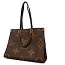 Louis Vuitton Monogram Giant Reverse On the Go MM Handbag