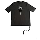 Rick Owens Pentagram Black T-Shirt.