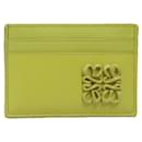 Loewe Yellow Leather Business Card Case