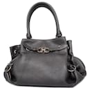 Salvatore Ferragamo Gancini Leather Handbag