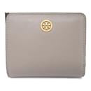 Portefeuille bi-fold Tory Burch en cuir embossé