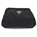 Pochette Prada 1N1398 en nylon noir