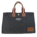 Sac fourre-tout en toile noire BALLY - Bally