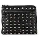 MCM Visetos Glam Studs Clutch Bag