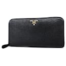 Prada Long Wallet in Vitello Move Leather