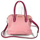 Miu Miu Pink Leather Shoulder Bag