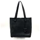 Salvatore Ferragamo Black Leather Tote Bag