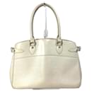 Sac à épaule Epi Louis Vuitton Tote Ivoire Blanc