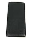 Louis Vuitton Black Leather Long Wallet