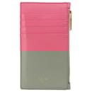 Celine Pink Leather Business Card Case - Céline