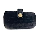 Chanel Black Leather Coin Purse