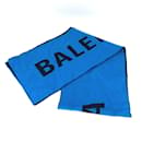 Balenciaga Bicolor Scarf in Blue and Black