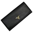 Prada Black Leather Coin Purse