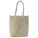 Sac fourre-tout Furla en cuir gris