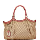 Gucci GG Canvas Sukey Handbag Tote Bag