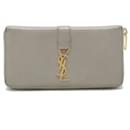 Cartera larga redonda Monogram Yves Saint Laurent