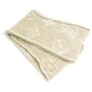 Louis Vuitton Beige and Gold Scarf