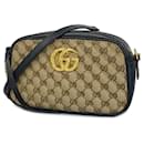 Bolso de Hombro Marmont en Lona GG de Gucci