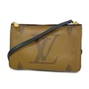 Louis Vuitton Monogram Giant Reverse Pochette Double Zip Wallet