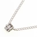 Collana G in argento sterling intagliato Gucci