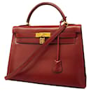 Hermes Kelly 32 Handbag in Rouge H - Hermès