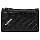 Balenciaga Black Leather Card Case