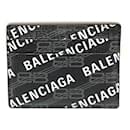 Balenciaga Black Leather Card Case