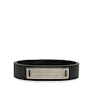 Pulseira de couro preto Louis Vuitton