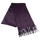 Hermes Cashmere Scarf in Blue and Purple - Hermès