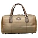 Burberry Check Boston Bag