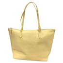 Furla Leather Tote Bag in Lemon Yellow