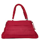 Salvatore Ferragamo Pink and Red Handbag