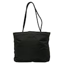 Prada Triangle Plate Tote Tasche