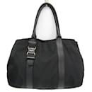 Sac fourre-tout en nylon et cuir pour femme Salvatore Ferragamo