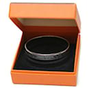 Hermes Silver and Black Bangle - Hermès