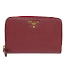 Prada Saffiano Women's Leather Middle Wallet